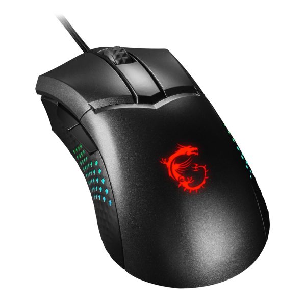 MSI CLUTCH GM51 LIGHTWEIGHT - SOURIS GAMING - 8 BOUTONS - CAPTEUR 26 000 DPI - RGB - NOIR – Image 4
