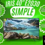 TV IRIS E2030 40" POUCES - LED HD BASIC - FLICKER FREE - DOLBY AUDIO- 16:9 60HZ - HDMI / USB -BLACK