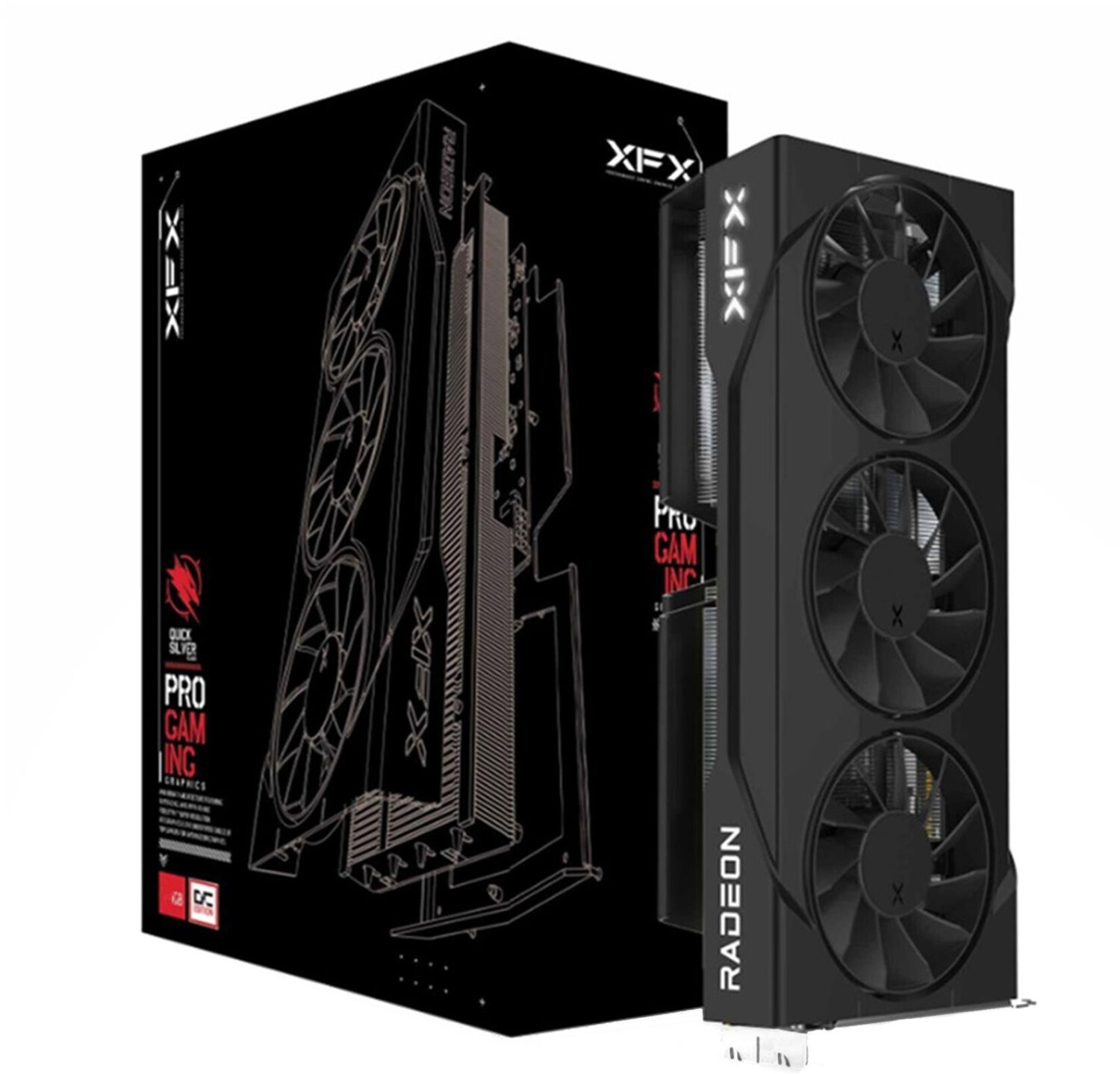 XFX SWIFT RADEON RX 9060 XT OC 16GB - PRO GAMING - PCIe 4.0 - GDDR6 - AMD RDNA - 3X FANS - BLACK