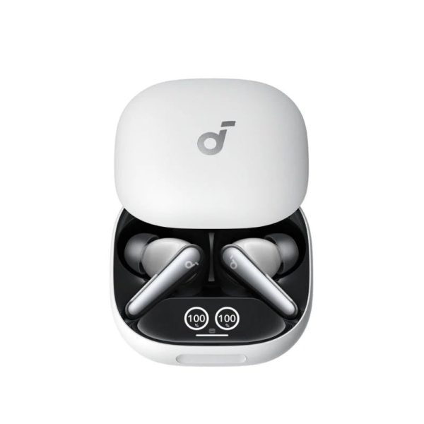 SOUNDCORE LIBERTY 4 PRO - TRUE WIRLESSE EARBUDS - 7 CAPTEURS - ULTRA NC 3.0 - HI-FI - IPX5 - WHITE – Image 4