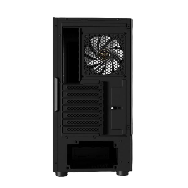 GAMDIAS ATLAS E2 CG- Boîtier Moyen Tour ATX - Panneau Verre Trempé - 4 x ARGB 120 mm - USB 3.0 -Noir – Image 2