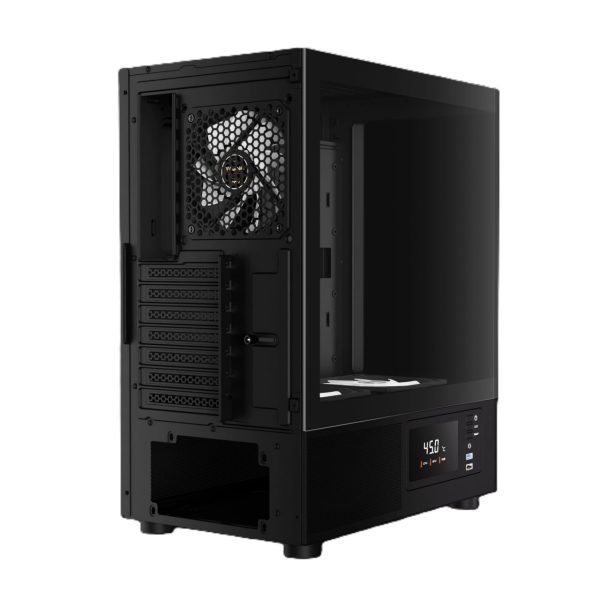 GAMDIAS ATLAS E2 CG- Boîtier Moyen Tour ATX - Panneau Verre Trempé - 4 x ARGB 120 mm - USB 3.0 -Noir – Image 3