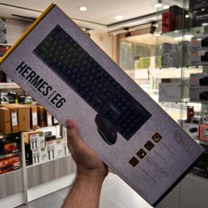GAMDIAS HERMES E6 - Combo Clavier Mécanique + Souris Gaming - RGB - USB - FILAIRE - 6400 DPI - Noir