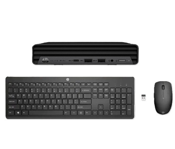 HP ELITE MINI 800 G9 - DESKTOP PC - I5-14500T - 16 GO - 512 GO - TYPE-C - ETHERNET - WI-FI - BLACK