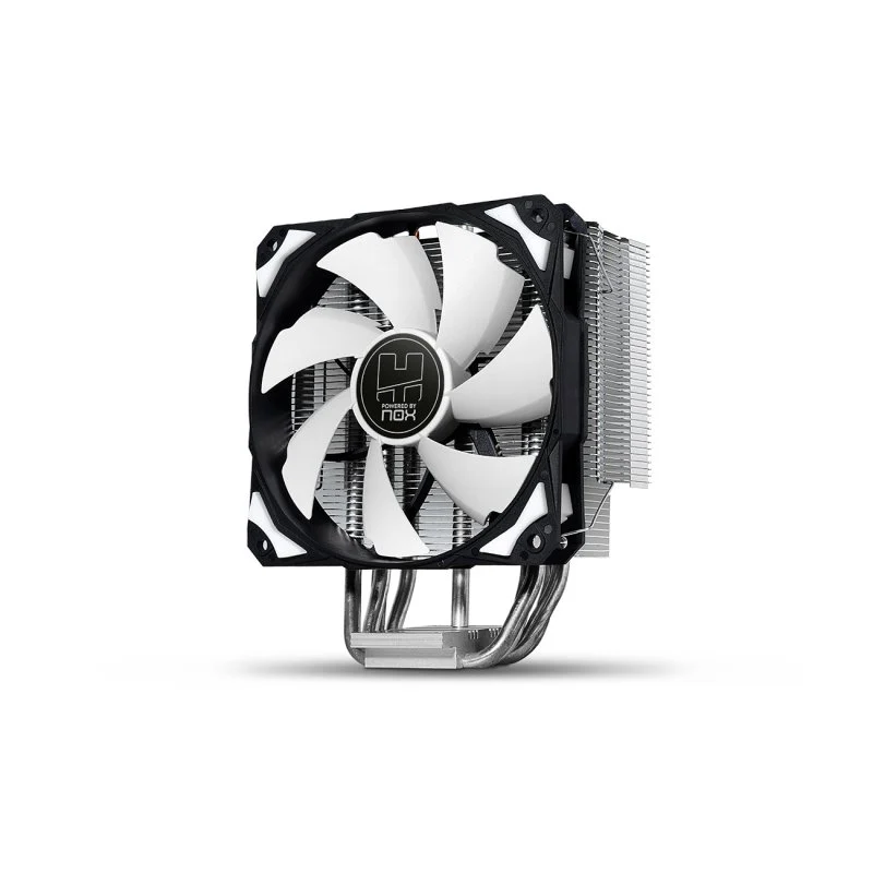 NOX HUMMER H-312 - REFROIDISSEUR CPU 120MM - INTEL & AMD - H-FAN PWM - SILENCIEUX - BLACK & WHITE – Image 2
