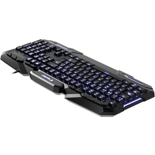 TEMPEST K8 RADIANCE RGB - CLAVIER GAMING RÉTROÉCLAIRÉ - ANTI-GHOSTING - 3 COULEURS LED - BLACK – Image 3
