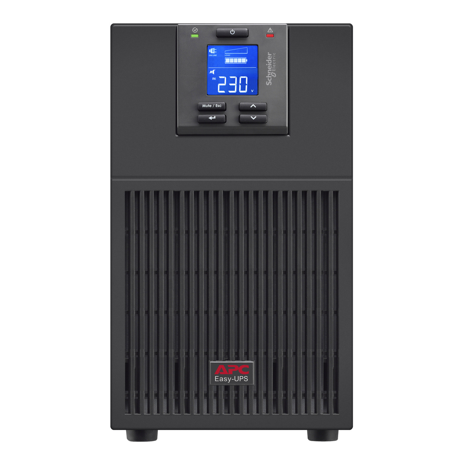 APC EASY UPS 3000 VA - SRV3KI ONLINE TOUR - 2,4 KW - LCD MULTI-FONCTIONS - IEC-320 C14 - 230V -BLACK – Image 2