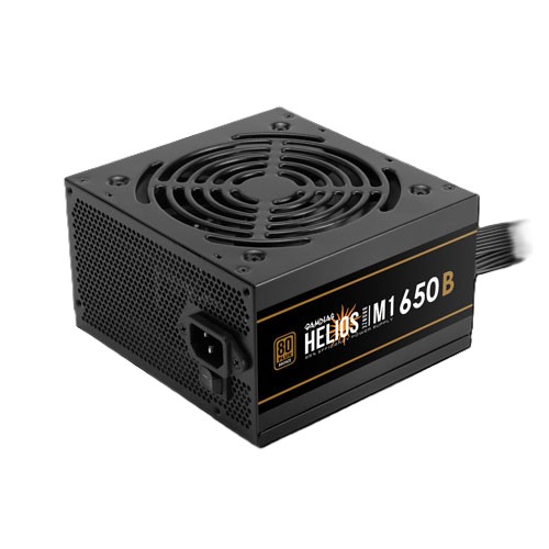 GAMDIAS HELIOS M1-650B - ALIMENTATION 650W - 80+ BRONZE - SILENCIEUSE 120 MM - ATX PFC ACTIF - BLACK – Image 2