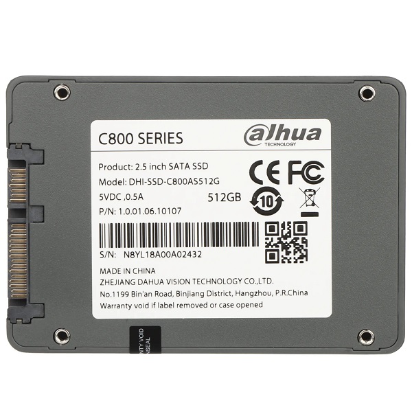 DAHUA C800A 512 GO - SSD SATA III 6 GB/S 2.5" - 550 MO/S - 3D NAND FLASH - PC & LAPTOP - BLACK – Image 4