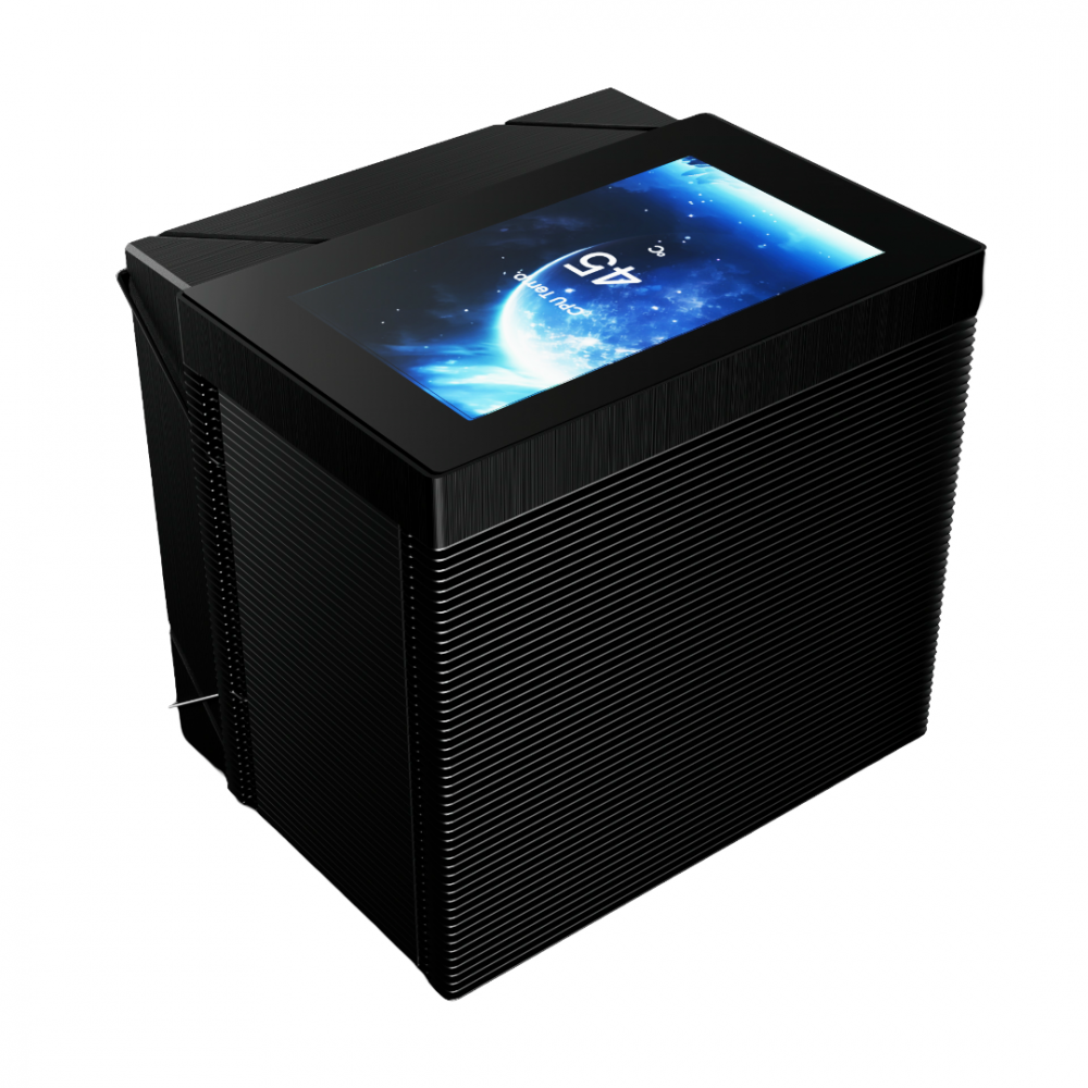 GAMDIAS BOREAS M2-61L - REFROIDISSEUR AVEC ÉCRAN LCD - INTEL & AMD - ALUMINIUM - 120 MM PWM - BLACK – Image 5