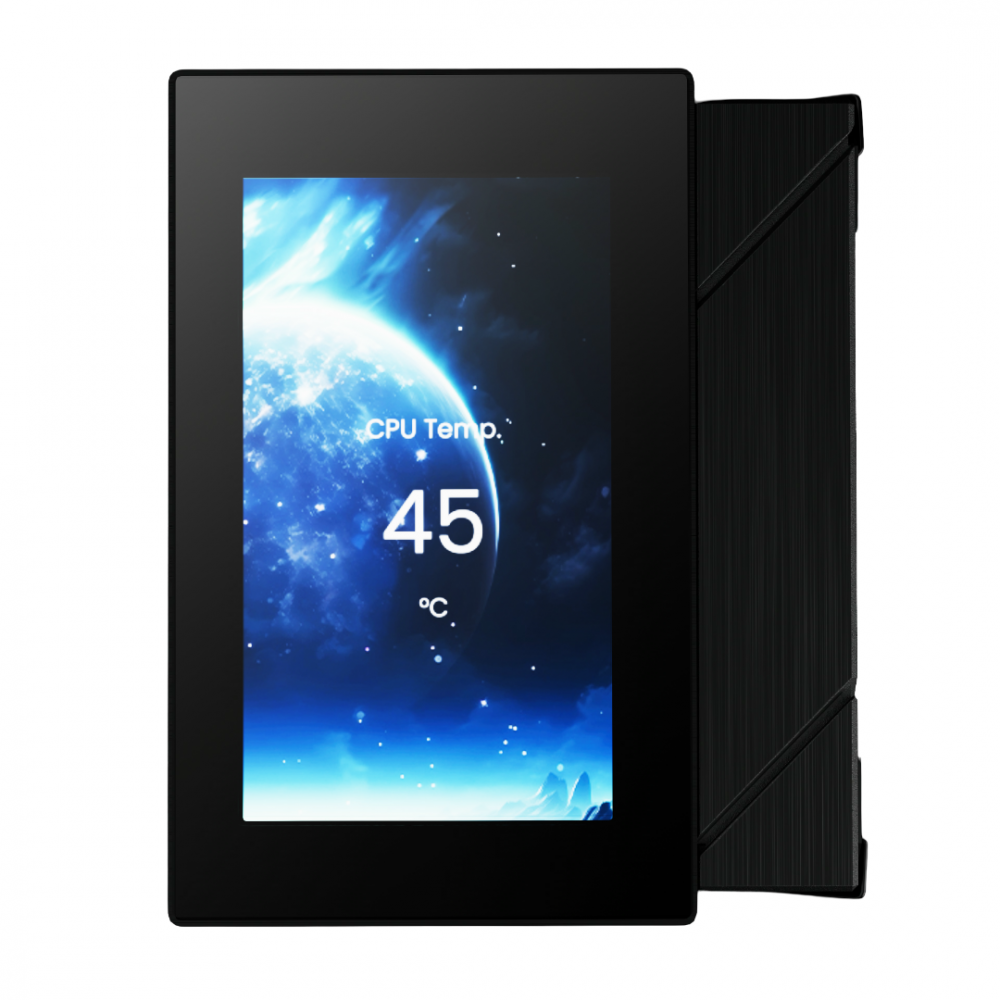 GAMDIAS BOREAS M2-61L - REFROIDISSEUR AVEC ÉCRAN LCD - INTEL & AMD - ALUMINIUM - 120 MM PWM - BLACK – Image 6