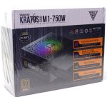 GAMDIAS KRATOS M1-750B - ALIMENTATION 750W - 80+ BRONZE - SILENCIEUSE- RGB - ATX PFC ACTIF -BLACK