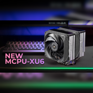 MARS GAMING MCPU-XU6 - REFROIDISSEUR EN 2 VENTILATEURS - 120mm - AMD & INTEL - 350W -2000RPM - BLACK