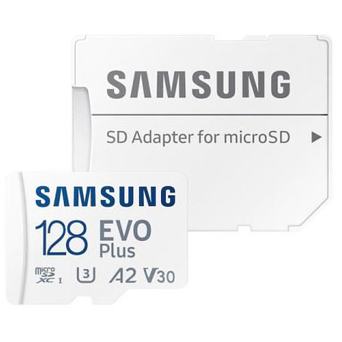 AMSUNG EVO PLUS MICROSD 128GO + ADAPTATEUR SD - CARTE MÉMOIRE MICRO SD - VITESSE 160 MBS - V30 – Image 2