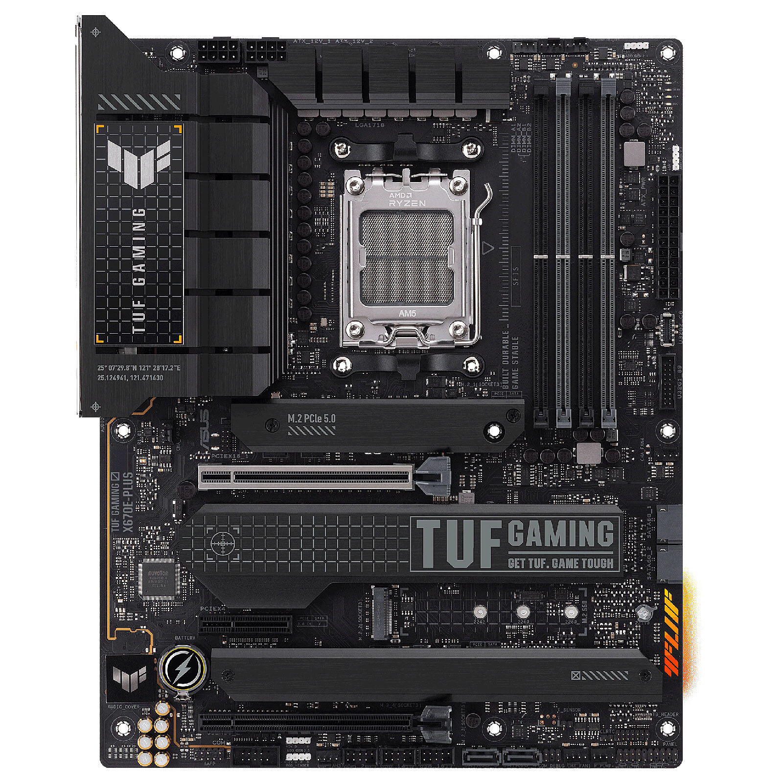 ASUS TUF GAMING X670E-PLUS - SOCKET AM5 - 4 X DDR5 - M.2 PCIE 5.0 - 2.5 GBE - 7.1 SURROUND - BLACK – Image 2