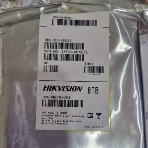 HIKVISION DS80HKVS-VX1 - DISQUE DUR 8TB - SURVEILLANCE HDD - 7200 TR/MIN - 3.5" SATA III 6 GB/S
