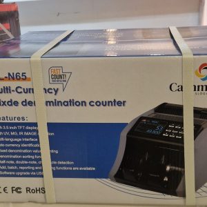 CASHMASTER COMPTEUSE DE BILLET AL-N65 - COMPTEUSE - TRIEUSE - DÉTECTUS FAUX BILLETS - LCD - BLACK