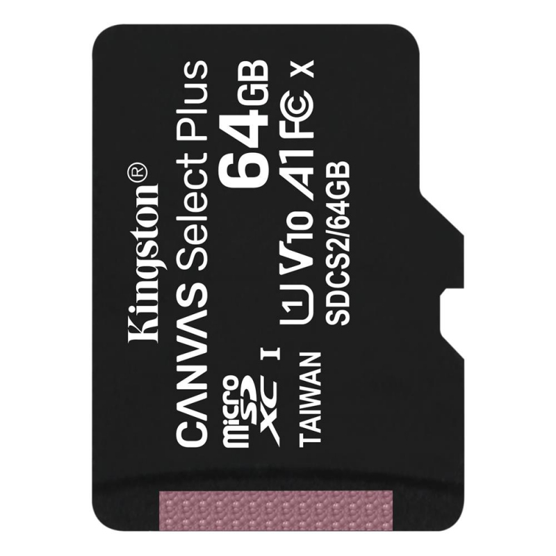 KINGSTON CANVAS SELECT PLUS - CARTE MÉMOIRE MICRO SDXC 64 GO - 100 MO/S - CLASS 10 - – Image 3