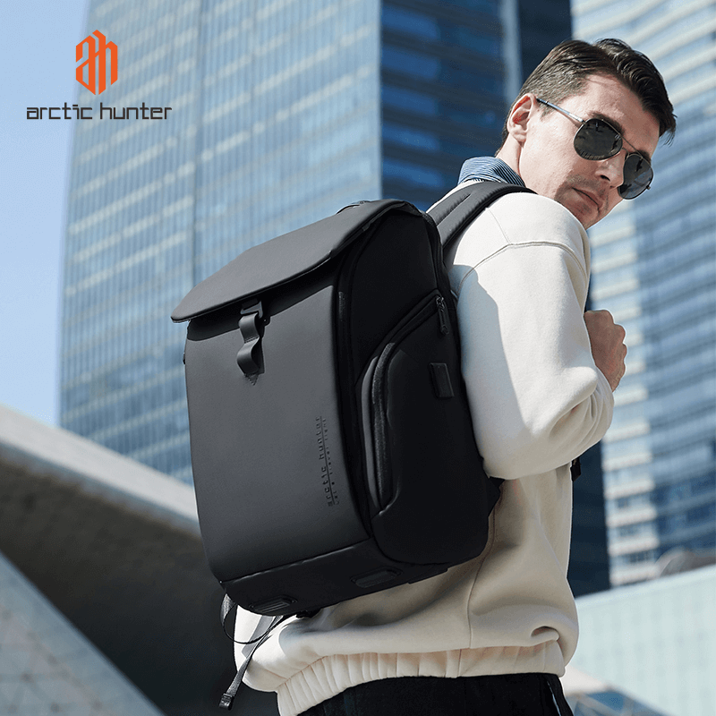 ARCTIC HUNTER B00558 - SAC À DOS 15,6" - 24L - USB - POLYESTER IMPERMÉABLE - DOCUMENT & LAPTOP – Image 3