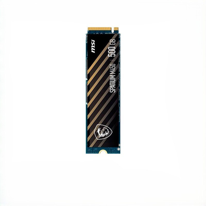 SSD MSI SPATIUM M450 500GO - M.2 NVME GEN4 - 3600 MB/S - TRIM & S.M.A.R.T - BLACK – Image 2