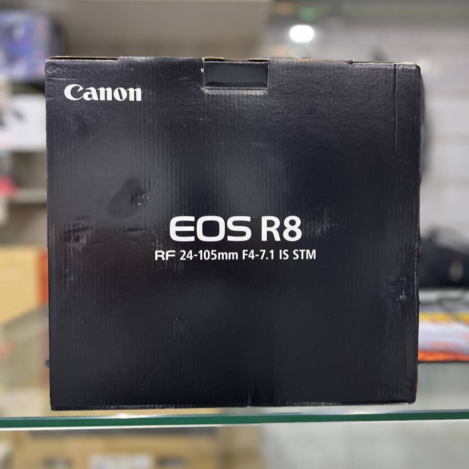 CANON EOS R8 - APPAREIL PHOTO HYBRIDE 4K UHD + OBJECTIF RF 24-105MM - F4-7.1 IS STM - 24,2 MPXL