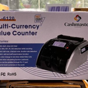 CASHMASTER COMPTEUSE DE BILLET AL-6120 - COMPTEUSE - DÉTECTUS FAUX BILLETS - ECRAN LCD - BLACK