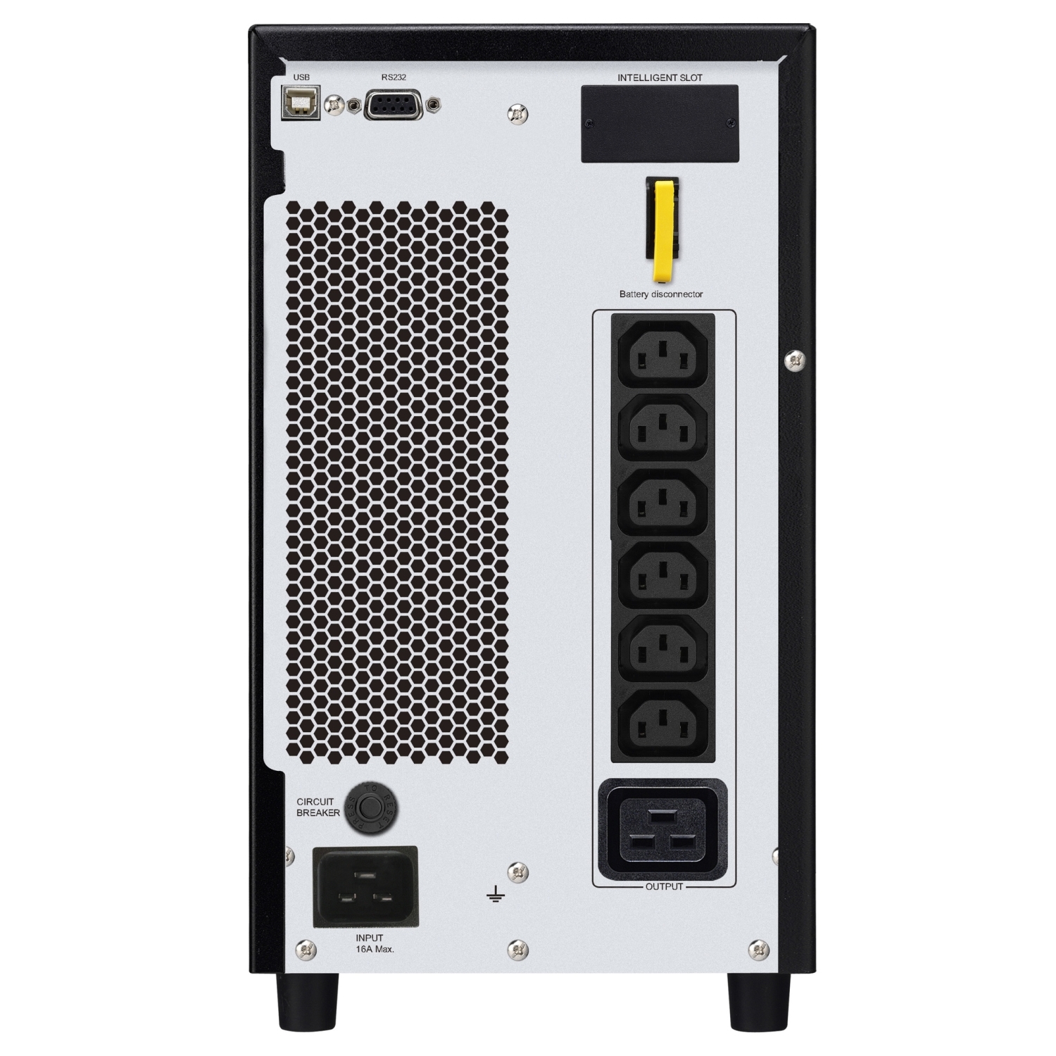 APC EASY UPS 3000 VA - SRV3KI ONLINE TOUR - 2,4 KW - LCD MULTI-FONCTIONS - IEC-320 C14 - 230V -BLACK – Image 3