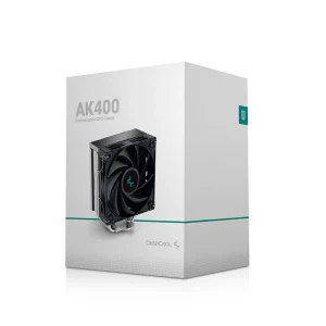DEEPCOOL AK400 BLACK - AIRCOOLING 120 MM - INTEL & AMD - ARGB - 220W - 2000 RPM - SILENCE - BLACK