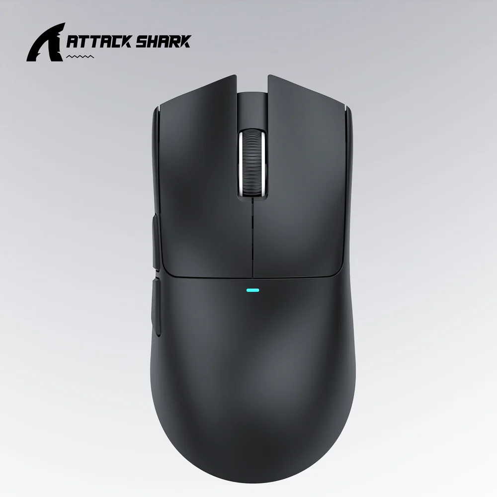 ATTACK SHARK X11 - X11-MOUSE - SOURIS FILAIRE & SANS FIL -5 BOUTONS - 22000 DPI - 1000HZ - RGB 2.4G - CHARGING DOCK -BLACK – Image 3