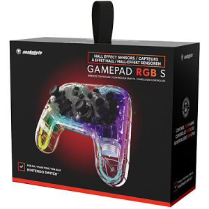 SNAKEBYTE GAMEPAD RGB S - MANETTE SANS FIL - PC - NINTENDO SWITCH OLED / LITE - RGB TURBO -VIBRATION
