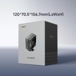 OCYPUS LOTA A40 - AIRCOOLING 120 MM - INTEL & AMD - 4 HEATPIPES - ÉCRAN DIGITAL - 2000 RPM - BLACK