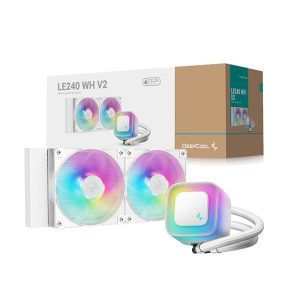 DEEPCOOL LE240 V2 - WATERCOOLING AIO 240MM - INTEL & AMD - ARGB - ANTI-LEAK - 2 100RPM - WHITE