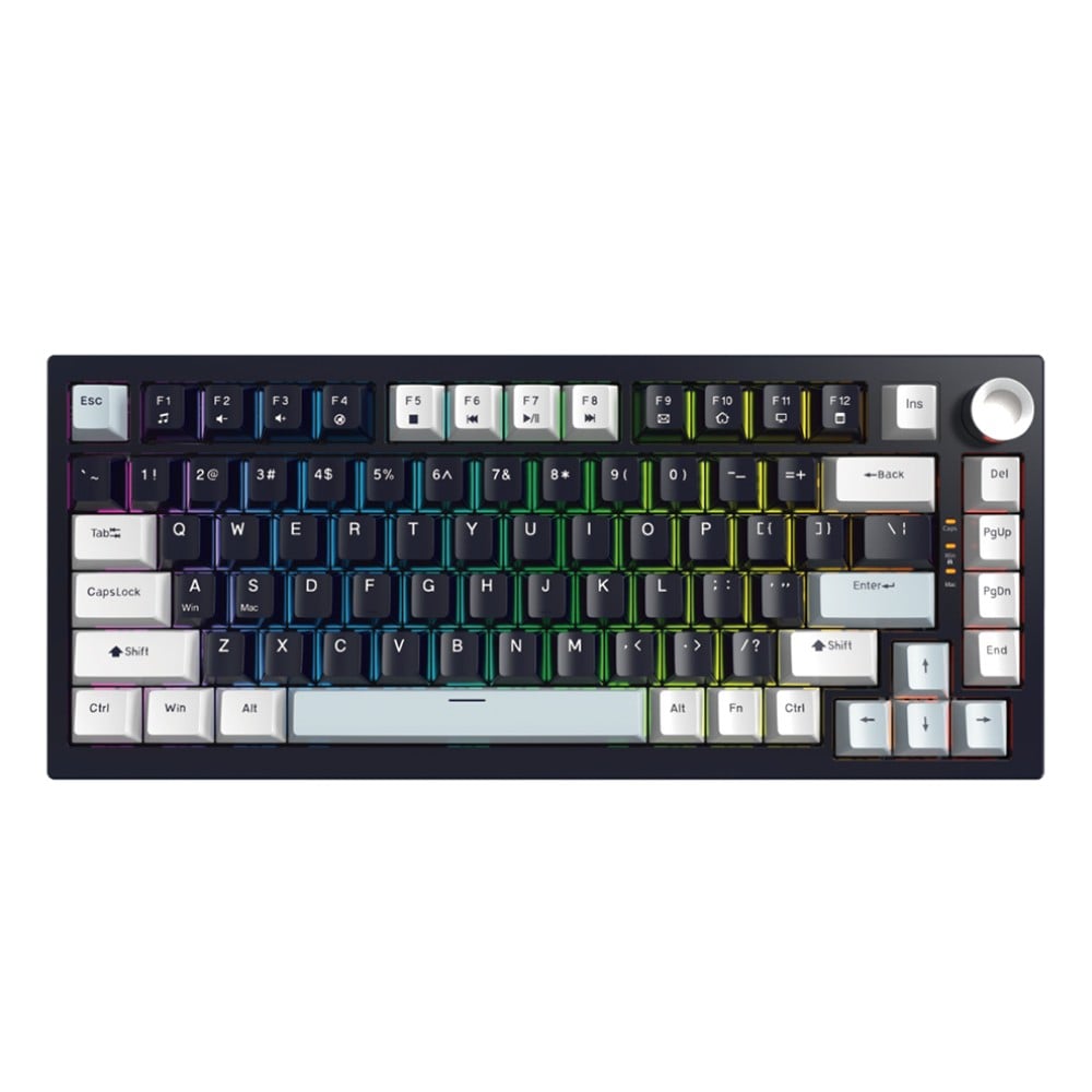 JEDEL KL-81 – CLAVIER GAMING MÉCANIQUE FILAIRE – BLEU SWITCH – RGB LIGHTING – ANTI-GHOSTING – 75% – HOT-SWAPPABLE – QWERTY – Image 3