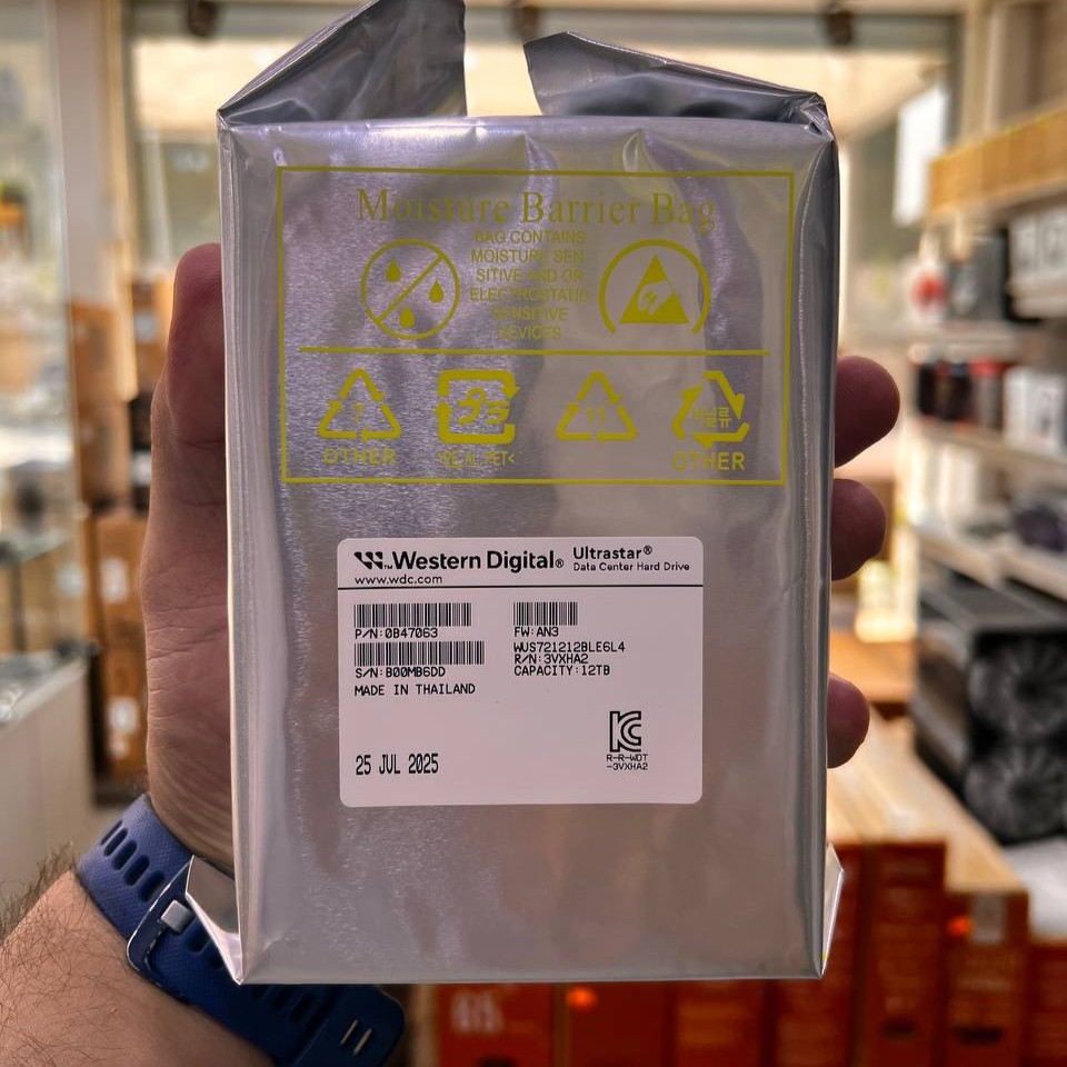 WD ULTRASTAR 12TO - DATA CENTER DISQUE HDD 3.5" - 7200 RPM - SATA III 6GB/S - 512MB -WUS721212BLE6L4 – Image 4