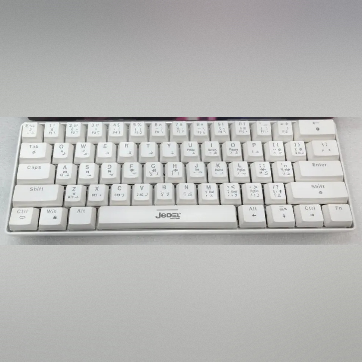 JEDEL KL-160 – CLAVIER GAMING MÉCANIQUE FILAIRE – RED SWITCH – RGB LIGHTING – ANTI-GHOSTING – 90% – QWERTY – Image 3