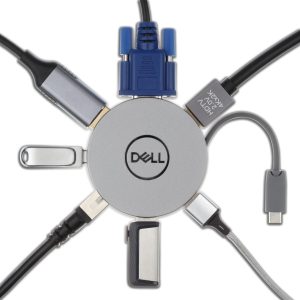 DELL DA310 - ADAPTATEUR MOBILE USB-C - 7 PORTS - 90W - MULTI-ÉCRANS - USB-C
