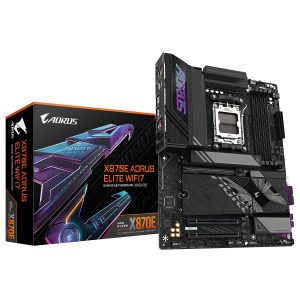 GIGABYTE X870 AORUS ELITE WIFI7 - CARTE MÈRE ATX - SOCKET AMD AM5 - 4x DDR5 - M.2 PCIe 5.0 - BLACK