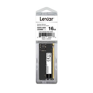 LEXAR RAM DESKTOP - 16GB - DDR5 - 5600 MHZ - INTEL & AMD - UDIMM - 1.1V - BLACK