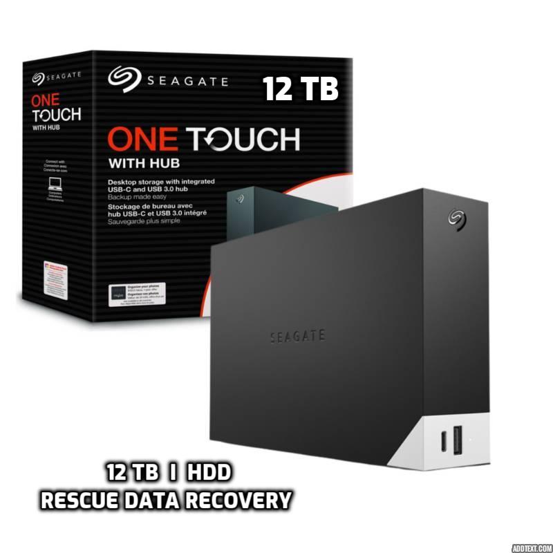 SEAGATE ONE TOUCH 12To HDD - Disque Dur - Externe Portable - USB 3.0 Gen 1