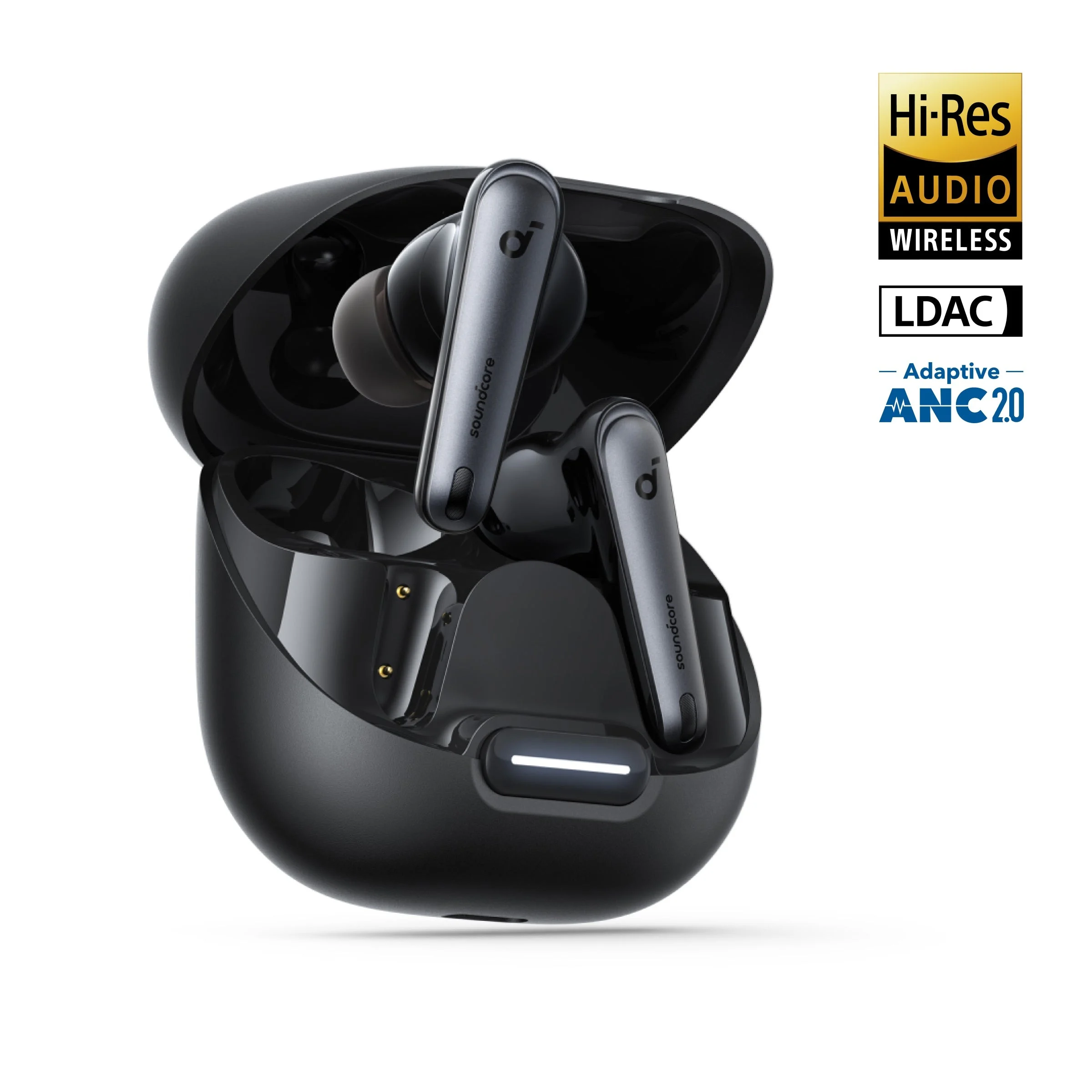 SOUNDCORE BY ANKER LIBERTY 4 NC - TRUE WIRELESS ANC EARBUDS - BLUETOOTH - IOS /ANDROID - BLACK – Image 3