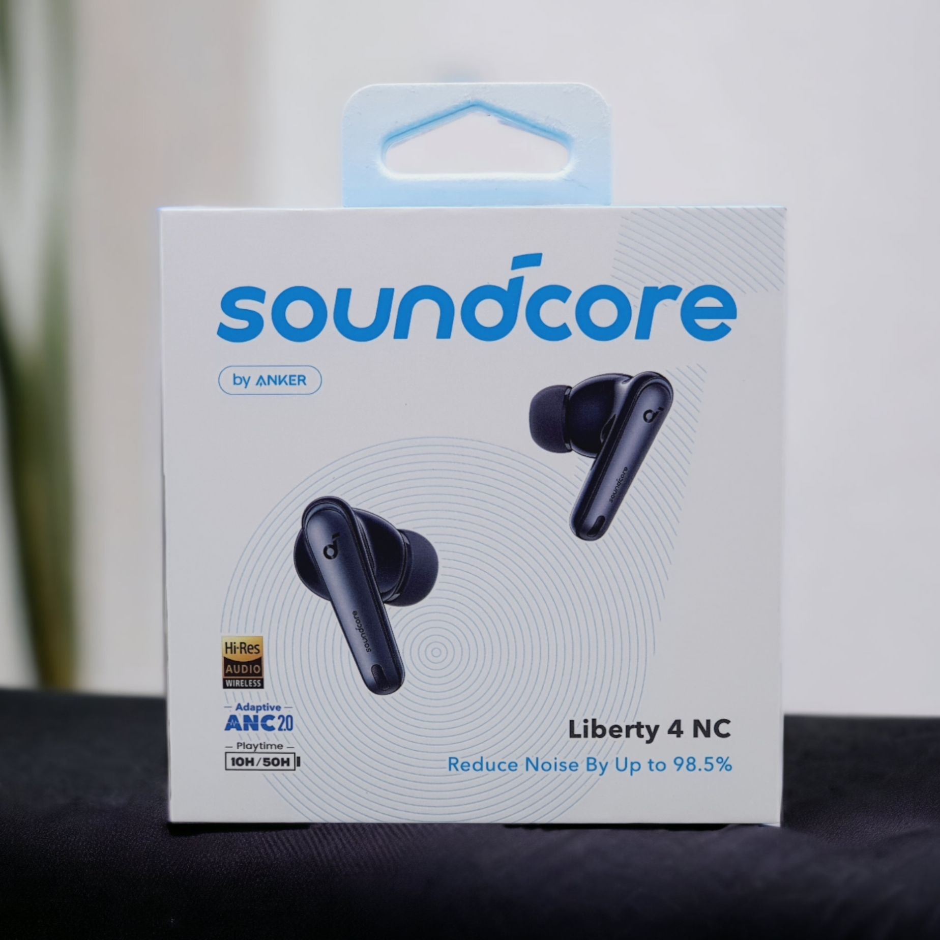 SOUNDCORE BY ANKER LIBERTY 4 NC - TRUE WIRELESS ANC EARBUDS - BLUETOOTH - IOS /ANDROID - BLACK