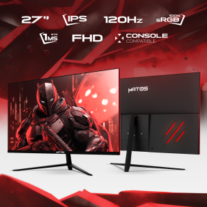 MATOS DELTA MSG2712 - GAMING 120HZ - FAST IPS - G-SYNC - HDMI/DP - VESA - PC & CONSOLE - BLACK