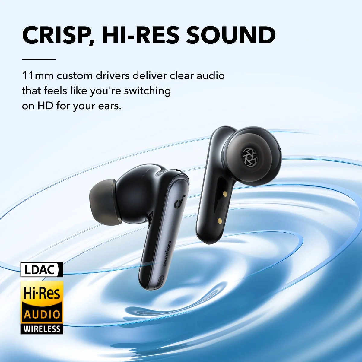 SOUNDCORE BY ANKER LIBERTY 4 NC - TRUE WIRELESS ANC EARBUDS - BLUETOOTH - IOS /ANDROID - BLACK – Image 5