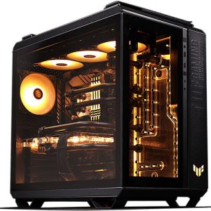 ASUS TUF GAMING GT502 PLUS - BOITIER GAMING MOYEN TOUR 360MM - 4 FAN 120MM RGB - ATX - BLACK