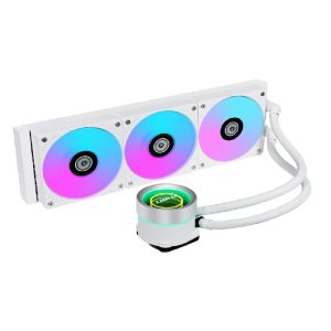 LIAN LI GALAHAD II TRINITY SL-INFINITY 360 - WATERCOOLING 360MM - ARGB - LCD - INTEL & AMD - WHITE