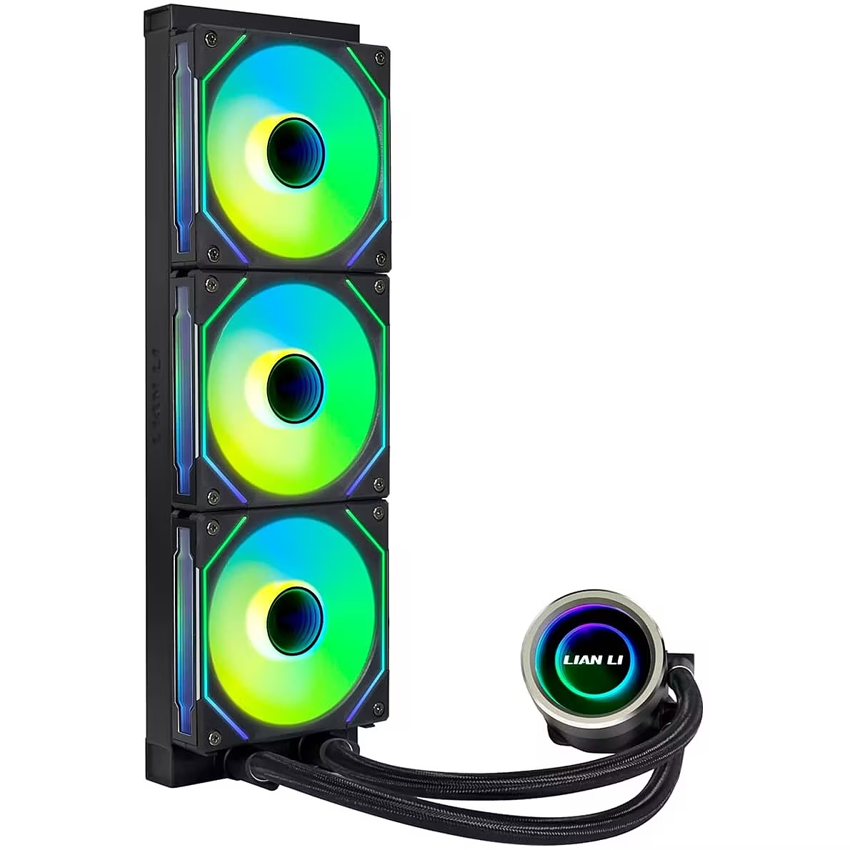 LIAN LI GALAHAD II TRINITY SL-INFINITY 360 - WATERCOOLING 360MM - ARGB - LCD - INTEL & AMD - BLACK – Image 4