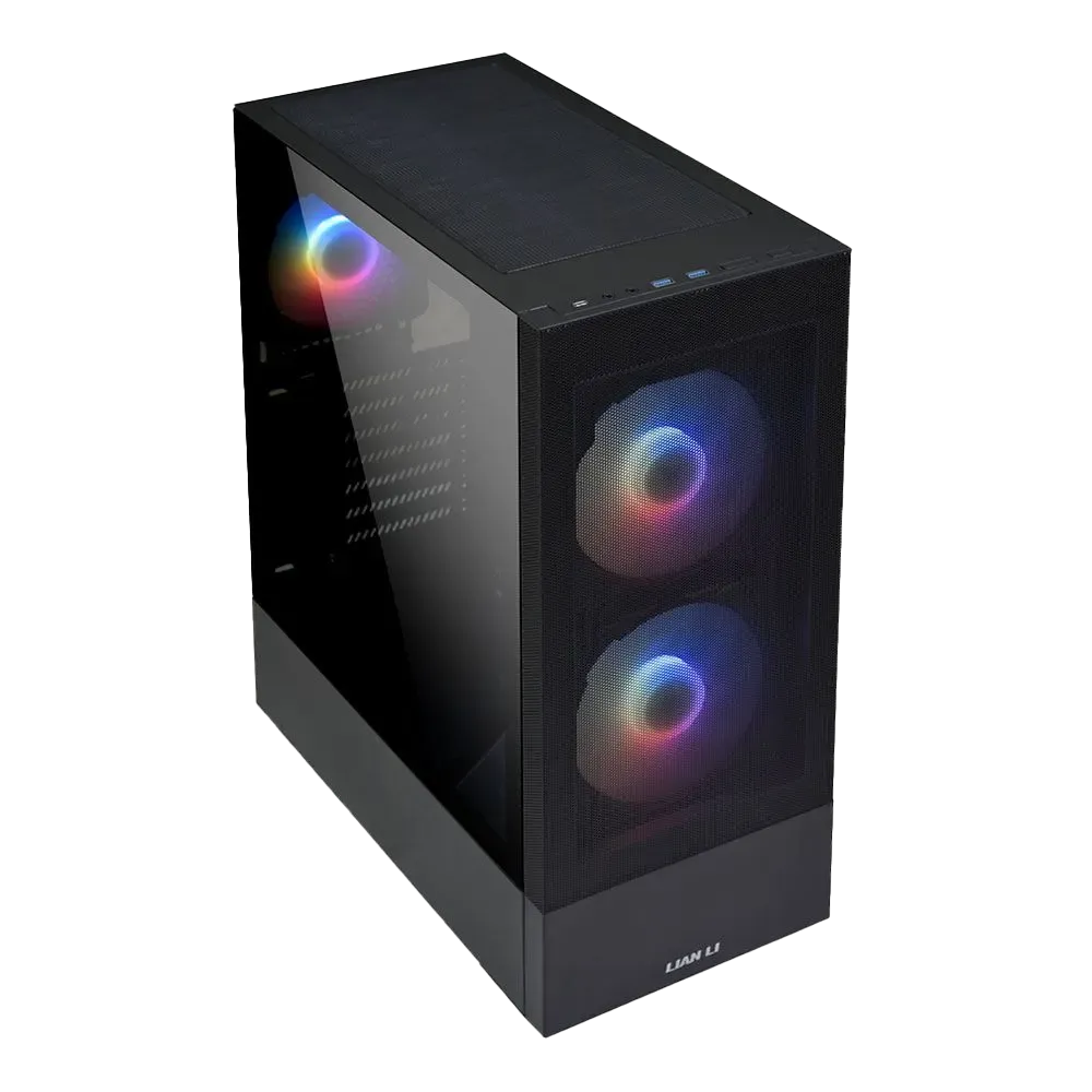 LIAN LI LANCOOL 205 MESH - BOITIER MOYEN TOUR 240MM - ATX - AIRFLOW OPTIMISÉ - TYPE-C - BLACK – Image 2