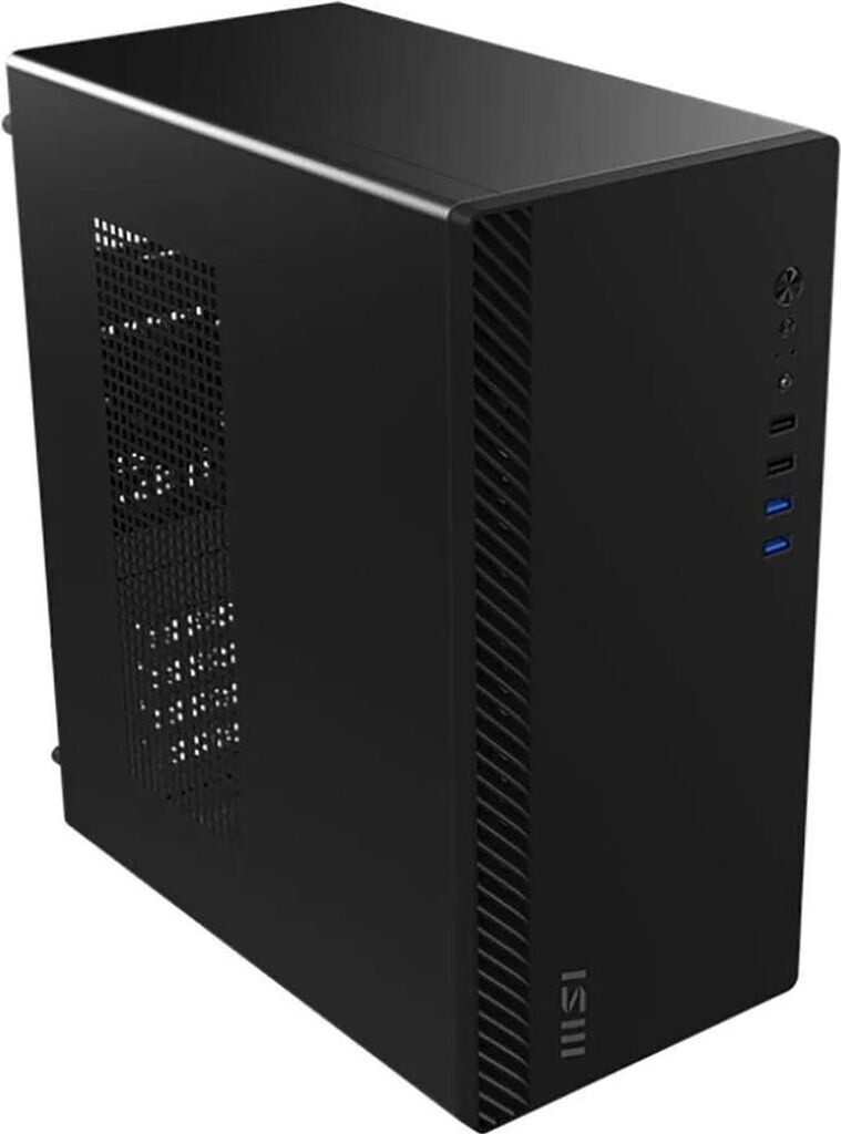 MSI PRO SHIELD M100P - BOITIER PC GAMING MICRO-ATX - AIRFLOW - ACIER PANNEAU LATÉRAL - BLACK – Image 3