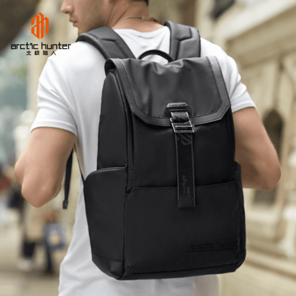 ARCTIC HUNTER B00428 - SAC À DOS 15,6" - 27L - POLYESTER IMPERMÉABLE - DOCUMENT & LAPTOP - ÉTANCHE – Image 5