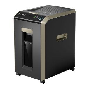 DESTRUCTEUR DOCUMENTS DELI ET088 - 32L LITRES - COUPE CROISÉE - MANUEL & AUTO - 200 SHEETS - BLACK